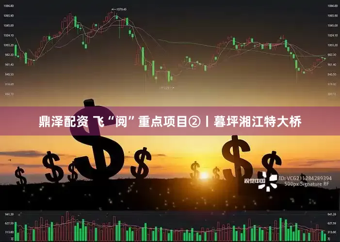 鼎泽配资 飞“阅”重点项目②丨暮坪湘江特大桥