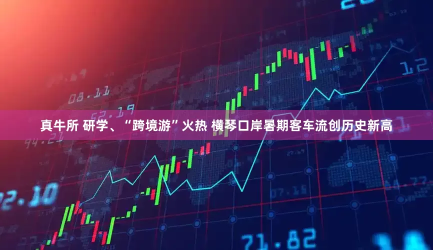 真牛所 研学、“跨境游”火热 横琴口岸暑期客车流创历史新高